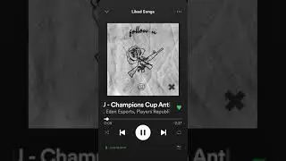 Follow U-Champions Cup Theme By xo sad