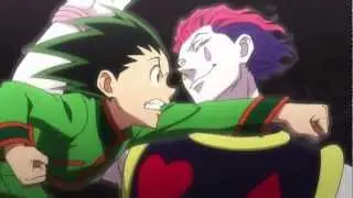 Hunter X Hunter 2012 (EPIC) Fight scene Hisoka vs Gon (AUDIO REPLACED)
