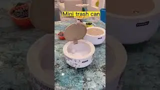 Trash Can, Compact Garbage Bin with Automatic Bucket for Kitchen, Bathroom, Office, Garage