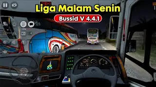 Mode Malam On !! Liga Malam Senin Trip Kalimantan || Mabar Konvoi Overtake Bussid V 4.4.1