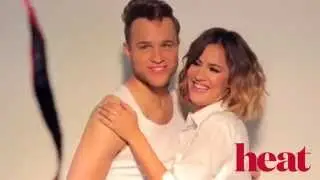 Caroline Flack & Olly Murs - Behind The Scenes Heat Magazine Photoshoot