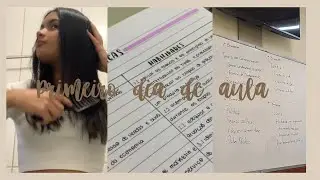 Meu primeiro dia de aula | Etec, GRWM, 5am, vlog