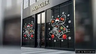 Stickers Christmas Decorations Electrostatic Glass Stickers Bells Shopping Mall Window Flower Atmosp