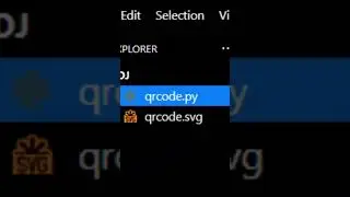 How to make a qr code generator in python #shorts #programming #python #coding