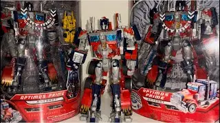 Transformers movie 2007 leader class Optimus prime figure review. Sealed & loose collection