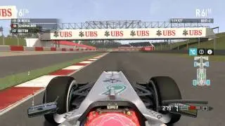 F1 2011 Gameplay / Schumacher / 20% Barcelona / Expert