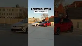 Golf GTI MK8 vs. MK8.5🔥 #comparison #golf #gti #golfgti #vw