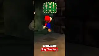 Metal Mario in Super Mario 64 Ray Tracing 🟩 #mario64  #metalmario #nintendo64