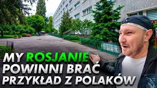 Rosjanin jest zszokowany tym dziedzińcem w Warszawie
