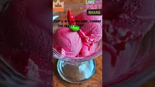 HOW TO MAKE SILI SORBETES (CHILI ICE CREAM)  IN 4 EASY STEPS #shorts