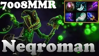Dota 2 - Neqroman 7008MMR Plays Rubick - Ranked Match Gameplay