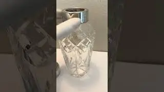 Waterford Crystal Lismore Cocktail Shaker | Vintage #waterford #martinishaker #lismore #barware