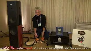 Dana Robbins of Danacable demonstrates cable efficacy and damping at RMAF 2013