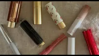 ASMR | My Favorite Sheer Lipsticks and Tinted Balms
