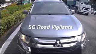 19jan2026 pie #SLU605C Mitsubishi Outlander rear ended on lane 1
