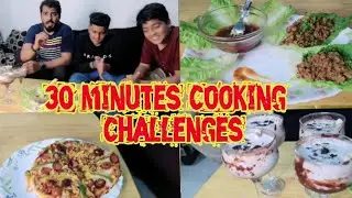 30 minutes Cooking Challenges with family 🥰 Alhumdulillah bohot maza aaya😇 @ABU 007 VLOGS