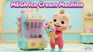 Mega Ice Cream Machine | Kids Nursery Rhyme, Toddler Fun & Playful Learning