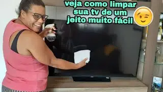 🔴como tirar manchas da tela da  tv e deixar limpissima