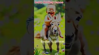 baby best donkey dance. #short #baby #babydance #reels #shortvideo #kidsvideo #content #animalshort