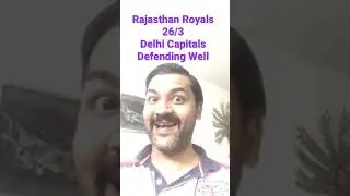 Rajasthan Royals 26/3 in CRED Power Play | Delhi Capitals Defending 147 Runs | RR v DC #VivoIPL