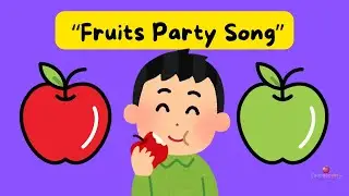 Funky Fruit Party Song | Learn Fruit Names and Colors | BooBooABC | Educational Song for Kids