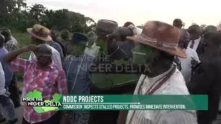 NDDC PROJECTS: COMMISSION INSPECTS STALLED PROJECTS IN DELTA STATE, PROMISES IMMEDIATE INTERVENTION.