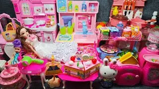13 Minutes Satisfying with Unboxing Barbie Princess Wardrobe Dress Up Play Set Review | ASMR