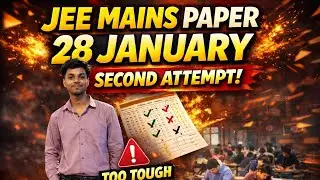 JEE Mains 2026: 28 Jan Second Attempt | Stress, Surprises & Lessons.Exam Day Vlog & Reality ✅#vlog