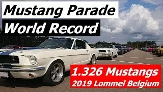 Mustang Parade World Record - 2019 - Lommel Belgium