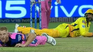 A dramatic last ball win for csk || csk vs rr || IPL 2019