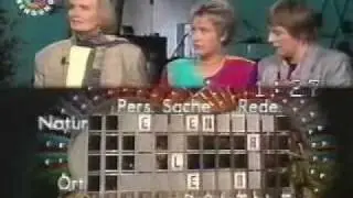 Glücksrad mit Angela Merkel