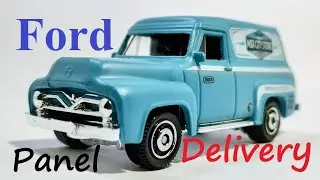 1955 Ford Panel Delivery Truck Matchbox #ford #panel #delivery #matchbox #mattel #diecast