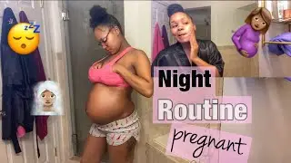 HOW TO PREVENT STRETCH MARKS | 32 Weeks Pregnant Night Routine