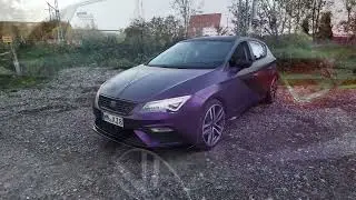 Seat Leon FR, Wrapped KPMF Purple Black Iridescent Matt