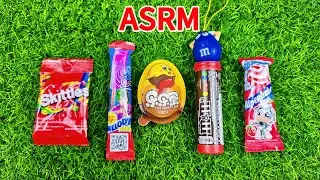 Satisfying Asrm video opening a box of lollipops, gum and candy chocolate the happy  EGG