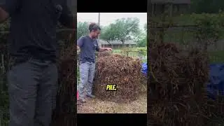 Keep Compost MOIST! #compost #permaculture #garden #shorts