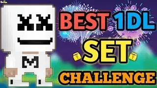 BEST 1 DL SET CHALLENGE (NEW SET) | Growtopia - Set Challenge #43