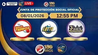Sorteo Tica en vivo Jueves 08 de enero 2026, jps en vivo, Junta de Protecci&oacute;n Social  #jpsenvivo