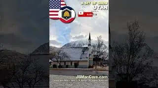 Немного снега на горах Уосатч в штате Юта, США. JBManCave.com #Шорты