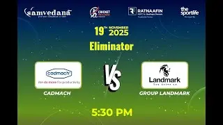 ELIMINATOR || BOX-1|| CADMACH  vs GROUP LANDMARK  || SKY CRICKET LIVE || SKY PRODUCTION