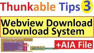 Thunkable tutorial hindi tips 3. Web Viewer doesn't support downloadin solved