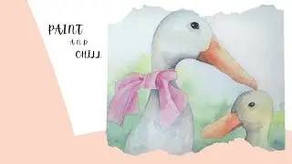 Watercolour Ducks and chill