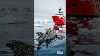 Dolphin Saves Baby Snow Leopard from Drowning
