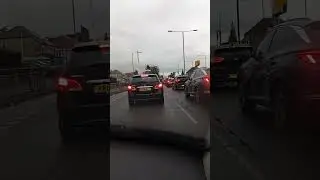Relaxing POV Drive, Farnham Road, Congestion, Road Works | Real Traffic Sounds