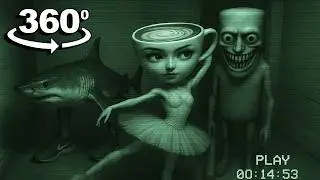 360 VR Horror: Tung Tung Sahur, Tralalero Tralala, Bombardino Crocodilo, Ballerina Capuchina