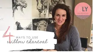 Four ways to use willow charcoal
