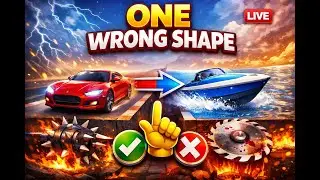ONE WRONG SHAPE = LOSE  | Shape Shifting Game LIVE