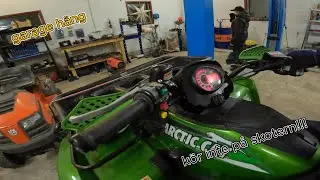 garage häng och skoterkörning