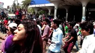 ICC World T20 Bangladesh 2014, Flash Mob - Premier University,Chittagong