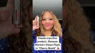 CheeksLipsOne product. @danessamyricksbeauty Vision Flush in &ldquo;Cherry Bomb&rdquo; #danessamyricksbeauty